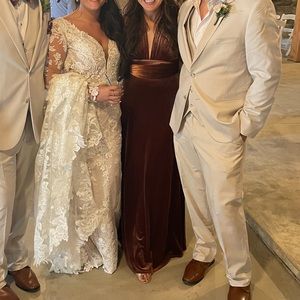 Revelry Micah Convertible Velvet Dress